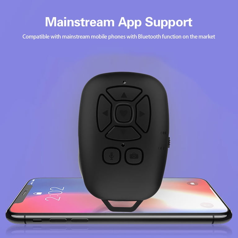 Bluetooth Page Turner Ring – Oplaadbare Afstandsbediening Voor E-books, Scrollen En Video's (wit)