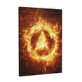 thumbnail image 3 of CozyNet The Holy Spirit Symbol Shining Brightly Surrounded By Flames Of Divine Energy Wall Art Prints With Frame Canvas Perfect for Living Room & Bedroom, Ready to Hang, Wall Decor 12"x16", 3 of 10