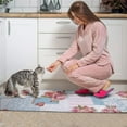 thumbnail image 3 of Pioneer Flower Floral Print Pattern Kitchen Rugs Sets Of 2,Anti Fatigue Kitchen Mat Rugs Non Slip Washable,Decorative Kitchen Floor Mats for Kitchen,Sink,Laundry,17"x30"+17"x47", 3 of 7