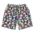 thumbnail image 3 of Uemuo Panda And Glasses Pattern Men's Swim Trunks Hawaiian Beach Bathing Suit Swimsuits Beach Quick-Dry Shorts with Pockets-XX-Large, 3 of 9