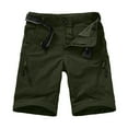 thumbnail image 4 of FEN AI Boys Cargo Hiking Pants Convertible Quick Dry Lightweight Zip Off Pant Outdoor Fishing Travel Summer Shorts for Kids with 6 Pockets, 4 of 5