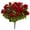 Red, variant on Nearly Natural Geranium Artificial Flower Bush, UV Resistant, Set of 3, Pink