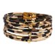 thumbnail image 1 of Pulsera de para mujer, accesorios para conjuntos, fácil de usar, duradera, tipo brazalete. Amarillo leopardo, 1 of 8