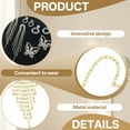 thumbnail image 7 of DESIGNICE 4 Pairs Statement Earrings for Women,Flowing Tassel Motion Gold Earrings for Women Trendy,Gold Statement Earrings Gift Sentiment,Style1, 7 of 7