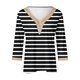 thumbnail image 4 of mfyjkho Tops Para Salir, Camiseta Estampada De Moda Para Mujer, Blusa Informal De Manga 3/4 Y Cuello Redondo Tops Para Hacer Ejercicio Para Mujer Xxxl, 4 of 5