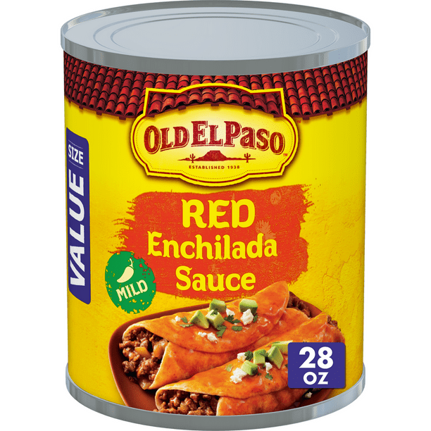 Old El Paso Enchilada Sauce, Mild, Red, 28 oz
