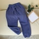 thumbnail image 2 of Odeerbi 3-10 Años Niños Niñas Pantalones de Algodón Entrenamiento Deportivos Jogger Pantalones de Color Sólido Afuera Joggers Lindos, 2 of 4