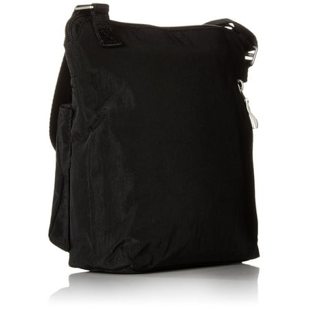 baggallini Women's Pocket Crossbody Bag with RFID Wristlet - BLACK/SAND