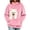 Pink-A007, variant on Pet Pouch Hoodie for Women Fleece Kangaroo Pocket Sweatshirt Cuddle Pouch Dog Carrier Hoodie with Pet Pocket
