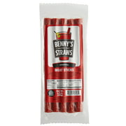 Benny's Original Meat Straws 5-Pack Original Meat Sticks