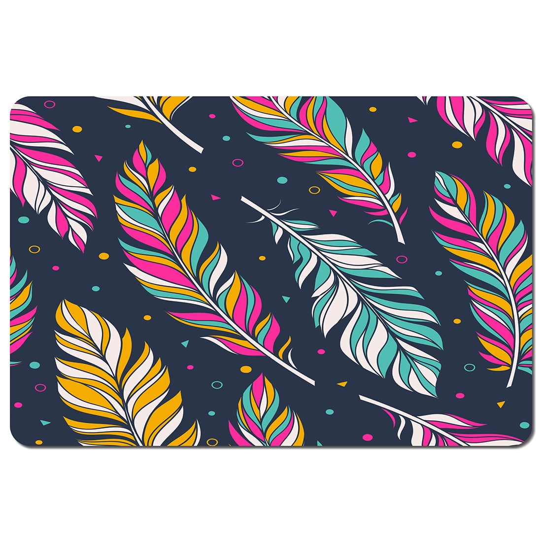 Retro color feathers (Placemat)