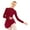 Wine_Red, variant on vastwit Womens Long Sleeve Lace Bodysuit Figure Ice Skating Jumpsuit Ballet Dance Leotard Dress Red XL