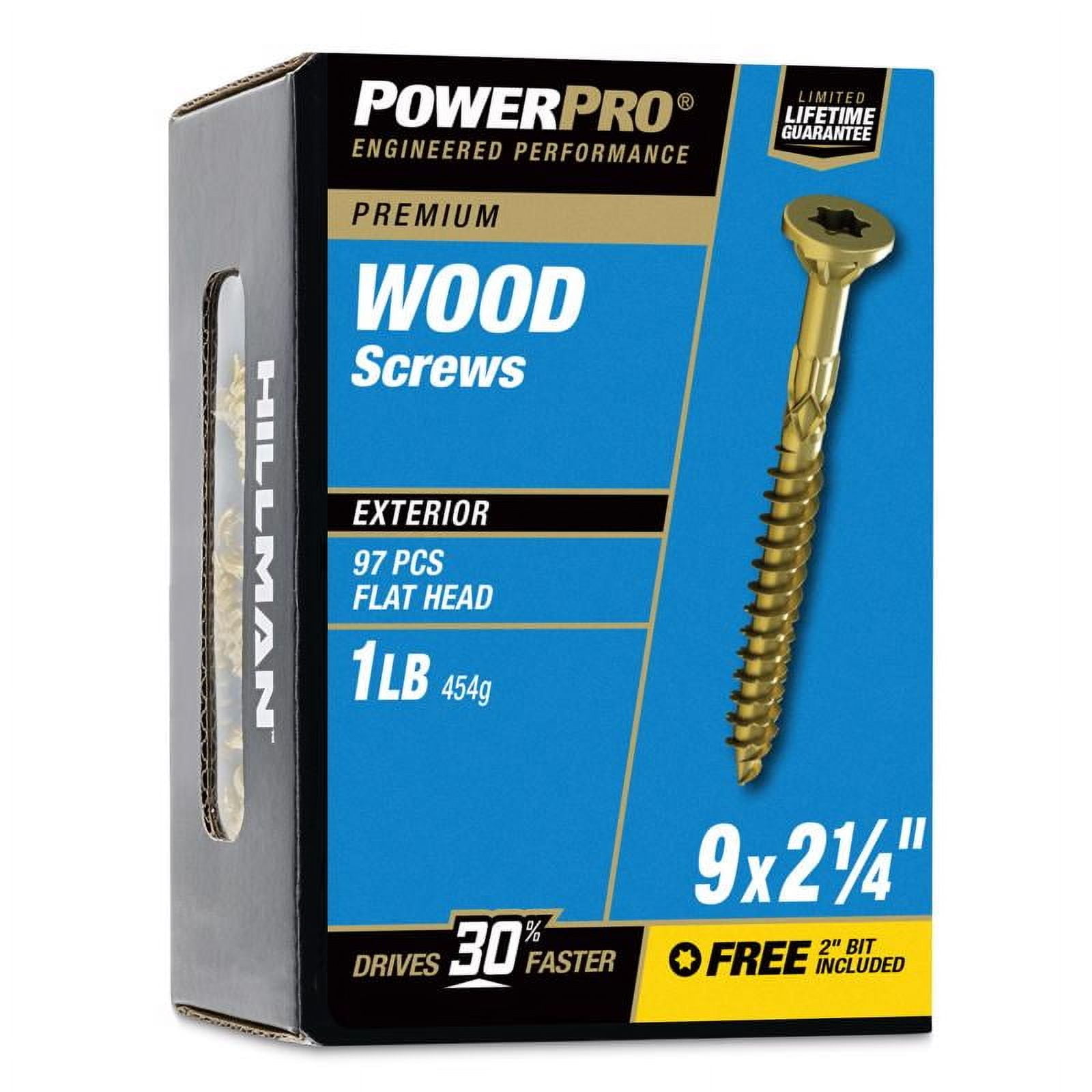 DCK SCREW 10X2.5" STR 5#