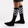 thumbnail image 2 of Vans Unisex Classic Check Crew Socks (3 pairs), Black, Size 6.5-9, 2 of 2