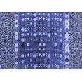 thumbnail image 1 of Ahgly Company Indoor Rectangle Abstract Blue Modern Area Rugs, 5' x 8', 1 of 4