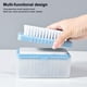 thumbnail image 3 of Kearding Caja de espuma para baño, antideslizante, caja de drenaje para limpieza de ropa, contenedor de plástico multifuncional para encimera Suministros de limpieza para el hogar Verde Kearding HA063621-02, 3 of 6
