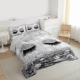 thumbnail image 3 of Castle Fairy Teens Girly Eyelash Twin Comforter Sets,Crystal Glitter Print Bedding Set, 3 of 8