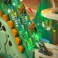 thumbnail image 4 of CEDQ Dinosaur Climbing Slide Stair Toy for Toddlers Aged 3 4 5 6 7 8 - Kids Toys Racing Track Game Set,Sliding Car Toy,Dinosaur Themed with Light and Music,Birthday Dinosaur Gifts for Boys Girls Kids, 4 of 9
