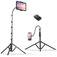 thumbnail image 1 of Trípode Weilisi Heavy Duty para tablet, 210 cm, con mando a distancia, 1 of 7