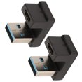 thumbnail image 4 of 2 adaptadores USB macho a USB C hembra compatibles con función OTG Adaptador USB C en forma de U profesional de 5 Gbps para portátiles y tabletas, 4 of 9