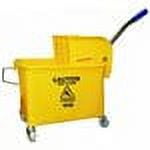 Impact Products Mop Bucket With Wringer HHMB20L - Heavy Duty Plastic, 21 Qt, Yellow