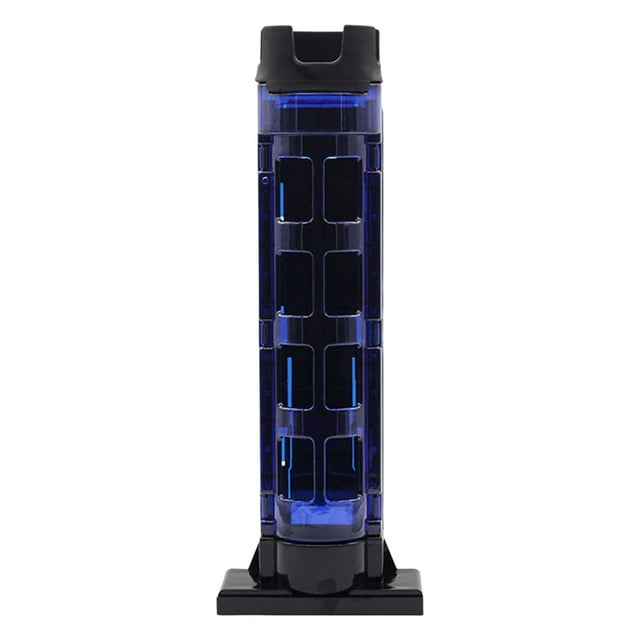Caja de pesca desmontable Bastidor de Soporte de almacenamiento de Equipo portátil Azul Zulema Soporte para caña de pescar