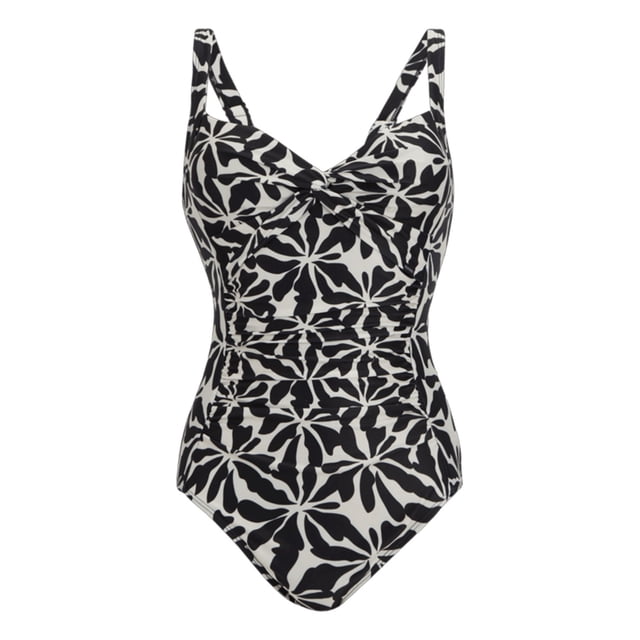 Regatta Womens Sakari Abstract Floral Tummy Control One Piece Swimsuit