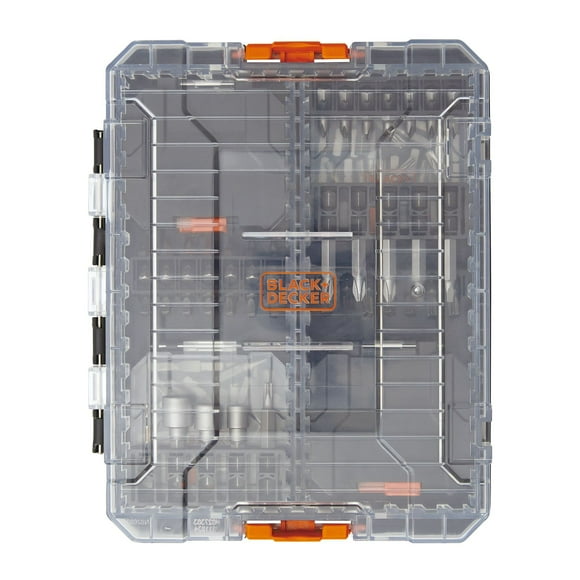 Juego de puntas de destornillador BLACK+DECKER BDAST200SETFF, 200 unidades