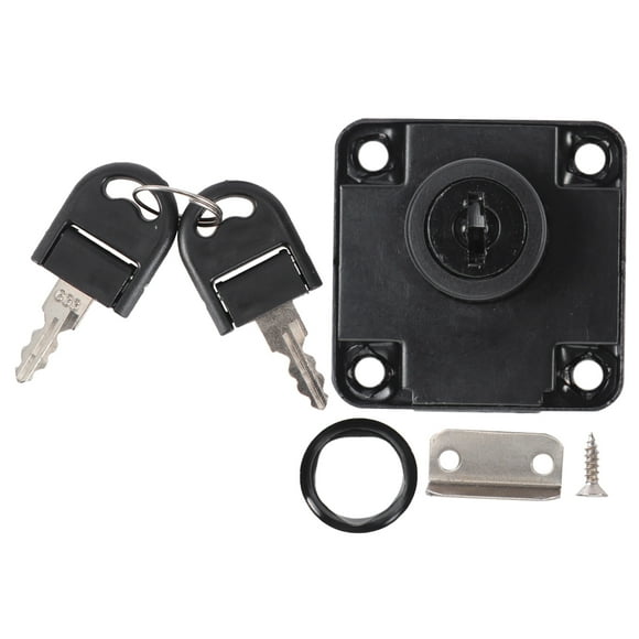 Minkissy 7Pack File Cabinet Lock Black Color for Office Use Home Use Security