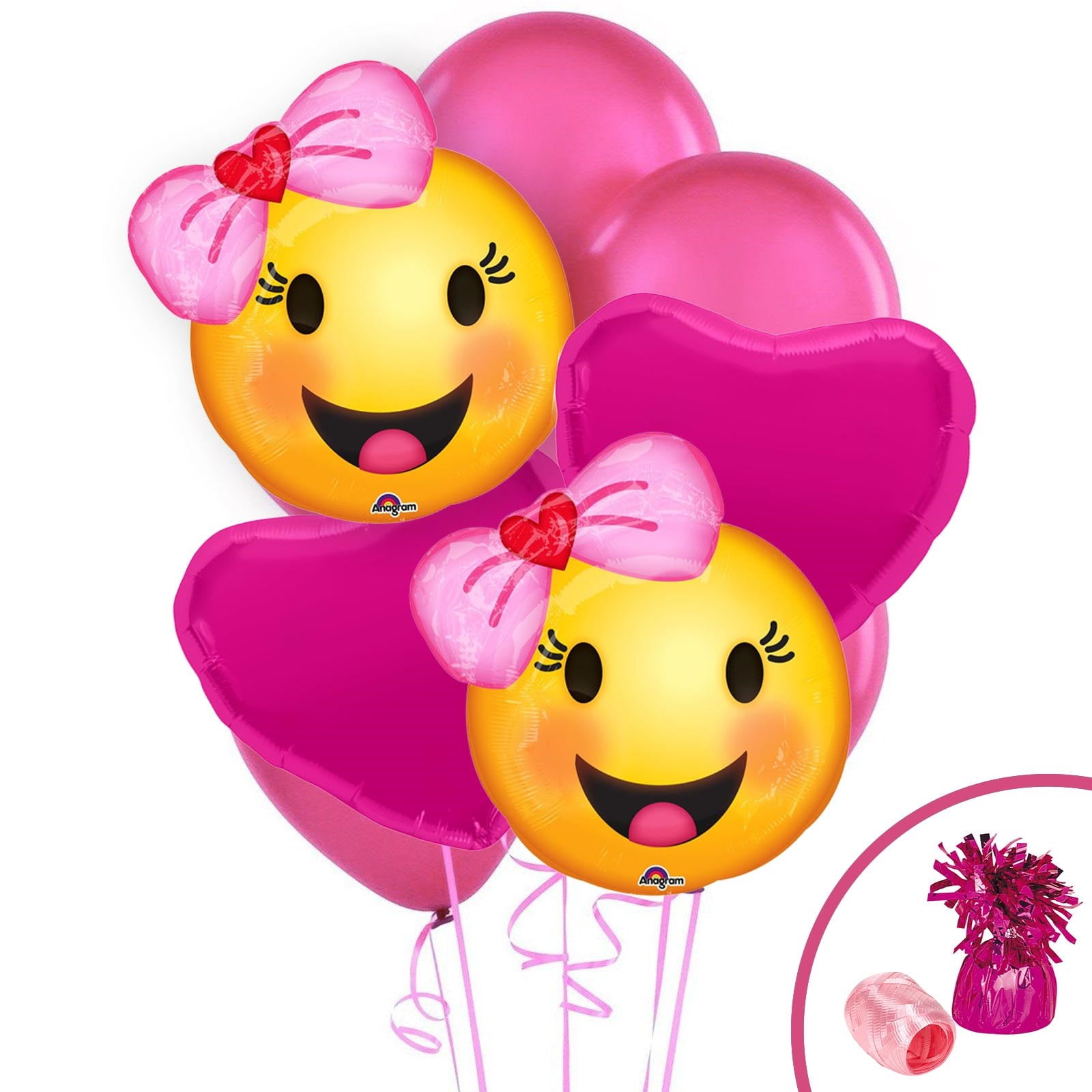 Emoji Pink Balloon Kit