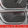 LUNQIN Car Door Anti Kick Pad for Volvo XC90 Accessories 2016 2017 2018 2019 2020 2021 2022 2023