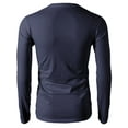 thumbnail image 3 of H2H Mens Casual Slim Fit Long Sleeve V-neck T-Shirts Of Various Colors INDIGO US S/ASIA M (KMTTL0374), 3 of 6