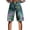 Green, variant on kaondbfi Women's Summer High Waisted Shorts Knee Length Fashionable and Casual Style with Pockets Lightweight and Breathable