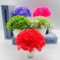 thumbnail image 2 of Mightlink Simulation Chrysanthemum Colorful Artificial Flower Chic Landscaping Scene Layout Decoration Reusable Plastic Fake Potted Plant Table Ornament for Wedding Party, 2 of 7