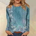 thumbnail image 2 of Women Halloween Costumes Pub Paisley Full Sleeve Top Ladies Oversize Spring Comfort, 2 of 5