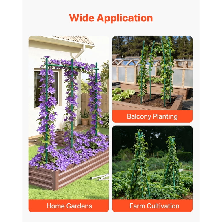 KFFKFF Garden Stakes 82.68-Inch, Green (25-Pack) photo 6