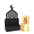 thumbnail image 4 of Dsscvnef Countdown Calendar Star & Moon Carving Eid Holiday No Electricity Needed, 4 of 7