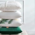 thumbnail image 5 of Phantoscope Pack of 4 Decorative Soft Sherpa and Velvet Printed Throw Pillow Cover with Puppy, Lamp Cushion Covers for Couch Sofa, Green, 18 x 18 inches, 5 of 6
