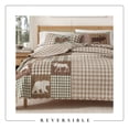 thumbnail image 5 of Lodge Quilt Set - Lightweight, Soft, All-Season - 2-Piece Reversible Rustic Bedding Set (Twin / Twin XL, Hemlock Green / Brown), 5 of 6