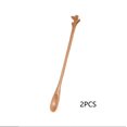thumbnail image 1 of Cartoon animal stirring spoon wooden coffee spoon suitable for kitchen 2PCS, 1 of 12