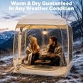 thumbnail image 7 of REDCAMP Sports Tent Pop Up Shelter, All Weather Tents for Outside Sports, Waterproof Windproof Rain Pod, Instant Setup Clear Pop Up Shelter, 7 of 7