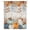 Khaki, variant on Teal Orange Pumpkins Fall Sheer Curtains 84 Inches Long, Thanksgiving Leaves Brown Wooden Light Filering Curtains, Breathable Simi Curtain Privacy Drapes for Living Room Bedroom Window Treatment