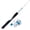 Saltwater (Blue/White), variant on Ugly Stik Dock Runner Spinning Combo, 3' Medium Fishing Rod, 30 Size Reel
