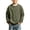 #A02-Army Green, variant on Boys Sweatshirts Size 10-12 WaffleLong Sleeve Crewneck Boys Pullover Casual Knitted Youth Sweatshirt with Pocket