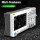 thumbnail image 4 of Eigraketly 1014D 100 MHz Digital Oscilloscope 2 Channels Digital Storage Oscilloscope Pantallas optoelectrónicas, 4 of 5
