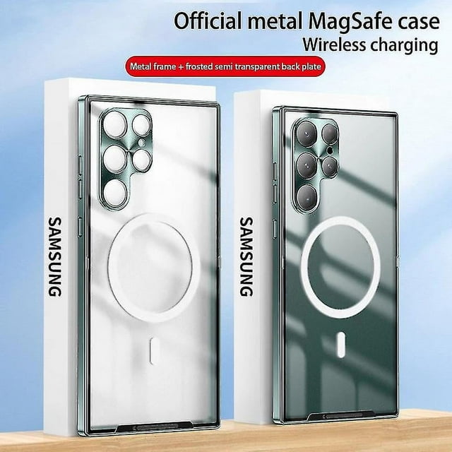 Magsafe Magnetic Case Compatible With Samsung Galaxy S22 S22+ S22 Ultra 360 Full Protective With Camera Lens Protector