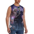 thumbnail image 2 of Harley Quinn Joker Poster Men's Tank Top Lightweight Summer Sleeveless Tee Shirt Muscle Tank Tops Workout T-Shirts Casual Athletic Undershirts, 2 of 7