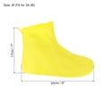 thumbnail image 2 of Unique Bargains Couvre-Chaussures Imperméables en Silicone Réutilisables et Pliables 24x17 cm, Surchaussures, Jaune, 2 of 7