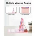 thumbnail image 4 of Magnetic Keyboard Mouse Combo Case with RGB Backlight Keypad & Pen Slot for Samsung Tab S9 11", S9 FE 10.9", S10 Lite, S10 FE 5G,Pink, 4 of 9
