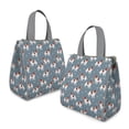 thumbnail image 2 of King Charles Cavalier Insulated Lunch Bag for Women & Adults,Large Portable Soft Cooler Lunch Bag,Thermal Food Storage Tote with Pearl Cotton,8.66L,8.75x5.75x9.5 Inch, 2 of 6